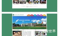 企业网站UI设计 朝晖学校 佰上设计